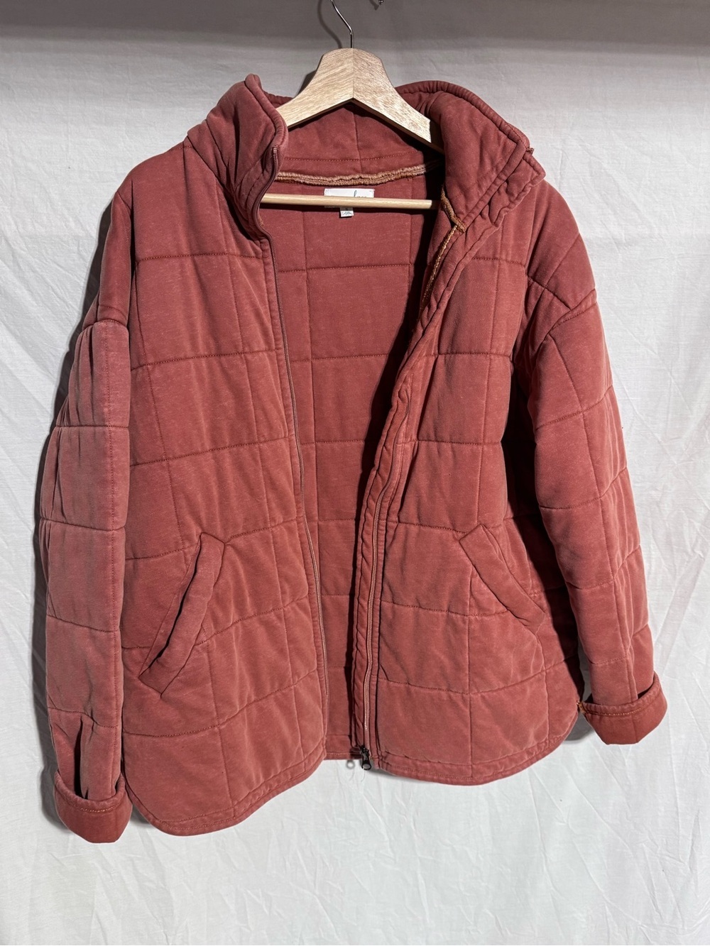 Grace and Lace quilted zip up jacket Size Small